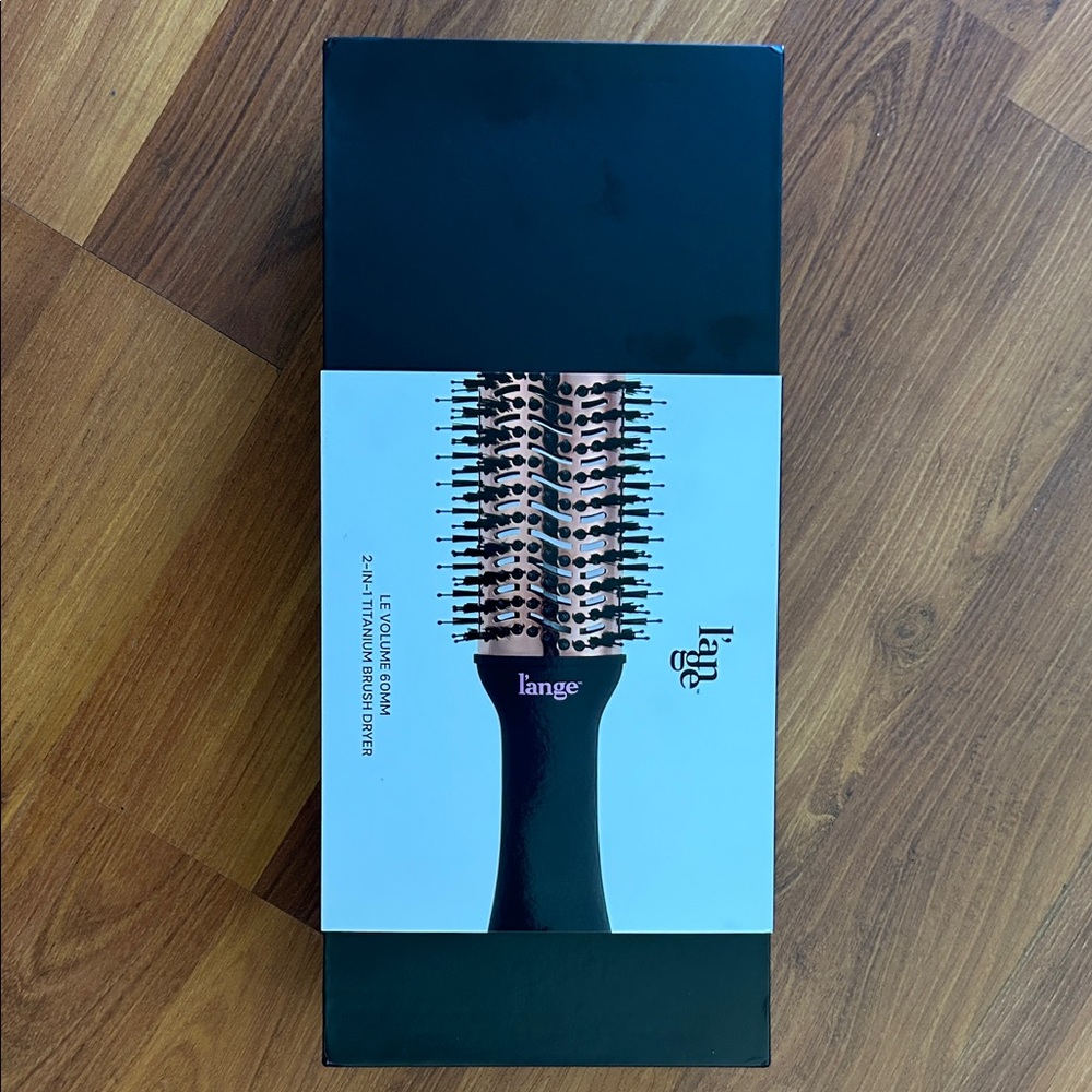 Lange Black and Blue Hair Styling Brush